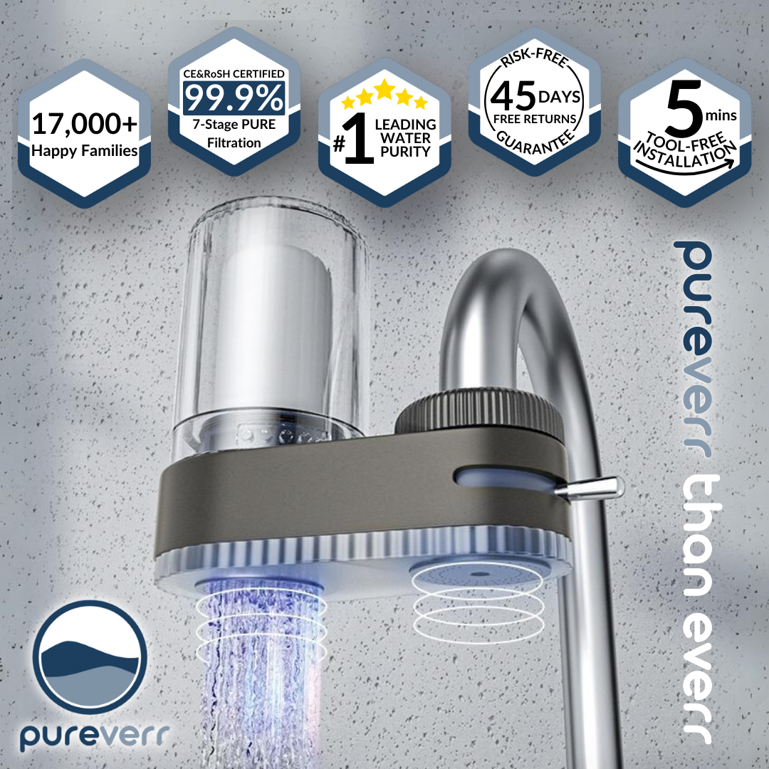 Features of Pureverr water purifier system for home